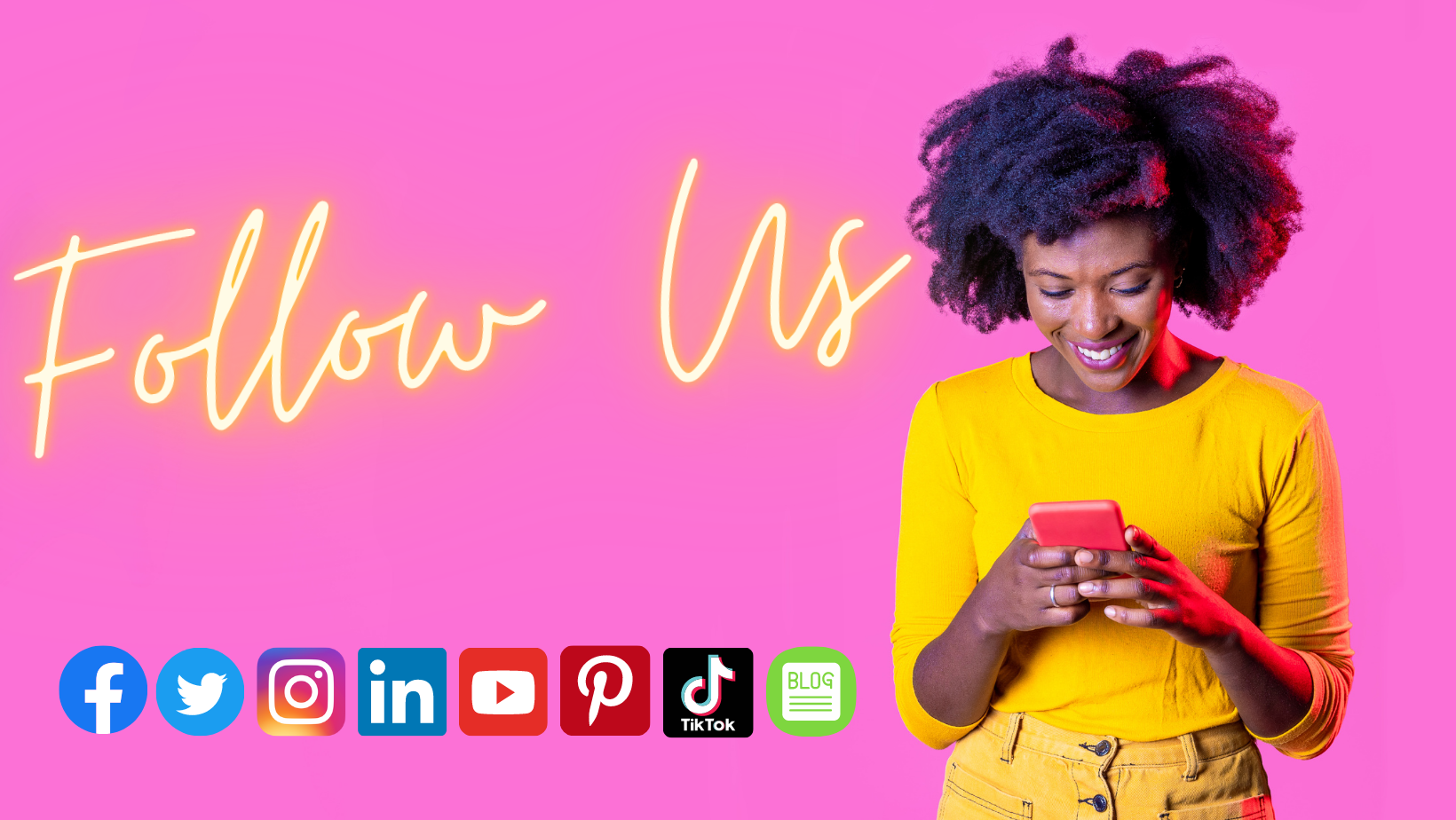 Follow us on social media